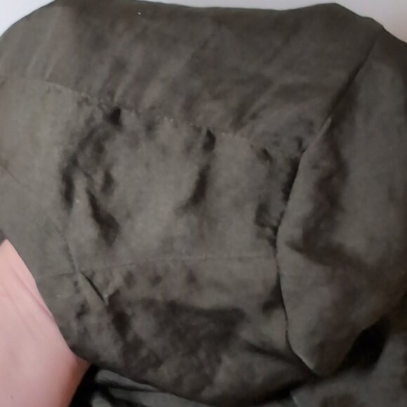 Jacob Long Sleeve Mini Shirt Dress Army Utility Buttoned Drawstring Gorpcore - Picture 14 of 15